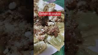 Ravioles de verdura con boloñesa [upl. by Sande123]