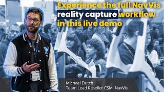 Experience the full NavVis reality capture workflow in this live demo  INTERGEO 2023 [upl. by Berga]