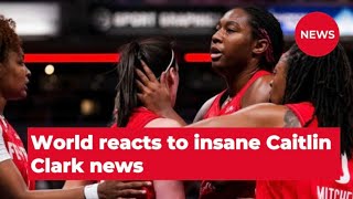 World reacts to insane Caitlin Clark news [upl. by Attolrahc840]