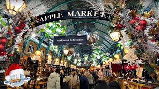 🎅Covent Garden Christmas Market  Christmas Lights and Tree Narrated [upl. by Rasla]