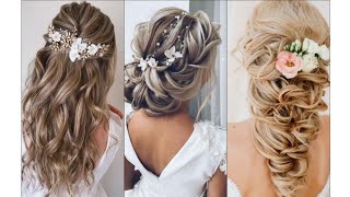 LINDOS PEINADOS DE NOVIA 2024IDEAS DE PEINADOS EN TENDENCIAS PARA NOVIAS ðŸ¤ [upl. by Eelyrehc245]