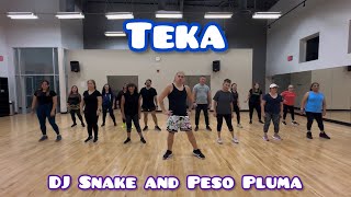 TEKA ✨DJ Snake and Peso Pluma Discoteca Reggaeton Zumba Coreografía [upl. by Belcher]