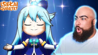 THE ROASTING  Isekai Quartet Episode 7 and 8 Reaction [upl. by Wassyngton]