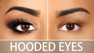 Smokey Cat Eye Tutorial on Hooded Eyes  Tips amp Tricks [upl. by Tomasina]