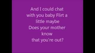 Does your Mother Know Lyrics Mamma Mia [upl. by Airekal]