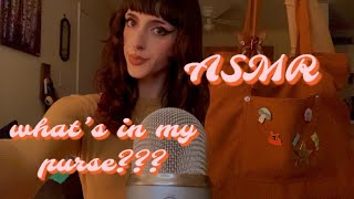 asmr what’s in my purse random triggers [upl. by Girardi]