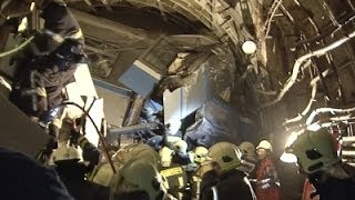 Moscow Metro Workers Questioned in Subway Crash [upl. by Cochard]