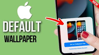 iPhone 1313 Pro How to Set Wallpaper to Default [upl. by Avlis330]