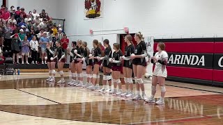 Clarinda volleyball highlights [upl. by Ladnar]