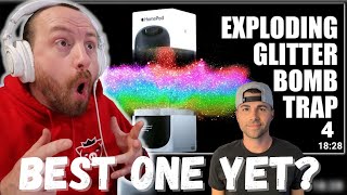 BEST ONE YET Mark Rober EXPLODING Glitter Bomb 40 vs Package Thieves REACTION [upl. by Hemingway]