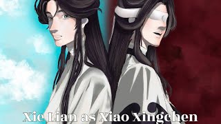 react TGCF XIE LIAN as XIAO XINGCHENrus ЗАКАЗ [upl. by Amsden]