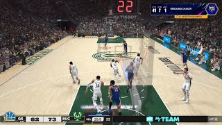 Giannis 3 pointer [upl. by Llerrem]