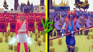 ANCIENT FACTION vs VIKING FACTION  Totally Accurate Battle Simulator TABS [upl. by Johanan]