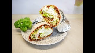 Wraps mit Hack Salat Füllung [upl. by Ttelracs]