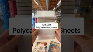 Twinwall Sheets for Greenhouses and Patios shorts tapplastics [upl. by Alguire12]