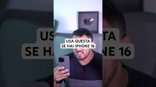 LA FUNZIONE CHE DEVI USARE SU IPHONE 16 [upl. by Halivah408]