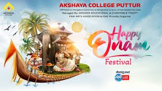 AKSHAYA COLLEGEHappy Onam Festival [upl. by Itsa]