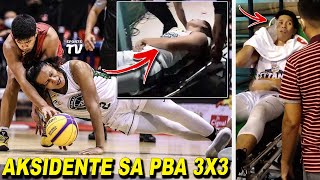 SAD News sa PBA 3X3 Cabrera NagCollapse  Val Acuna Nagtamo ng BROKEN JAW [upl. by Lleddaw]