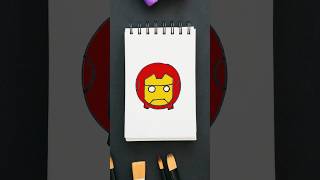 How To Draw Iron Man Face Very Easy [upl. by Marguerite]