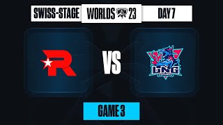 KT ROLSTER vs LNG ESPORTS  ILS ONT LAISSÉ GALA SUR SA KAISA Round 4  21 Game 3 [upl. by Annunciata]