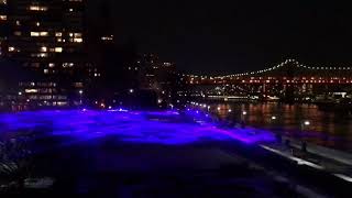 WATERLICHT by Daan Roosegaarde at the United Nations Headquarters New York USA [upl. by Maya]