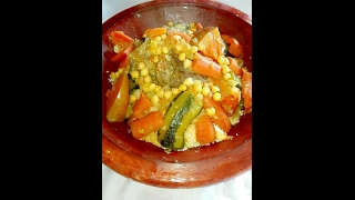 Recette Couscous marocain aux légumes by Mokitchen [upl. by Eeslek]