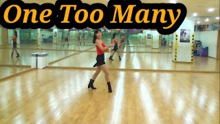 One Too Many Line dance 사한국라인댄스협회남양주지회 Demo amp Count [upl. by Connel201]