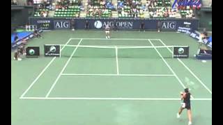 AIG OPEN 2006 １回戦 杉山愛 VS エンマ･ライネ [upl. by Alfreda]