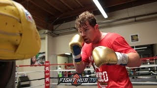 FEEL CANELOS RAW POWER CANELO TRAINING LIKE A SAVAGE TO KO GENNADY GOLOVKIN IN REMATCH [upl. by Carny356]