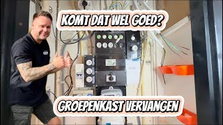 3 fase groepenkast plaatsen in hoofddorp  Elektricien  XL video 8 [upl. by Abbot]