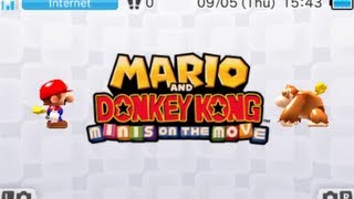 eShop EU Mario and Donkey Kong Minis on the Move  First Look [upl. by Nevin809]