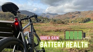 Orbea Gain D30  Battery health after 12 months cycling lakedistrict ebike orbea [upl. by Renelle346]