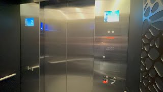 Tour Of ElevatorsLifts  Rainier Tower Downtown Seattle WA [upl. by Akihsal780]