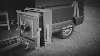 Collodion Wet plate photography with Keith Moss and Dapper Dan the Darkroom Van [upl. by Rusert638]