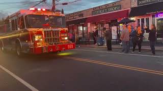 Farmingdale Columbus Day parade part 6 Westbury fire department [upl. by Tala358]