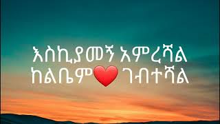 gossaye tesfaye tamriyalesh ታምሪያልሽ ጎሳዬ ተስፋዬ [upl. by Hannavas]