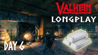 Valheim Relaxing Longplay 4K  Defeating the Bone Mass and exploring the mountain No Commentary [upl. by Lovel]