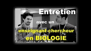 Interview de Pierre Kerner enseignantchercheur en BIOLOGIE [upl. by Eyks]