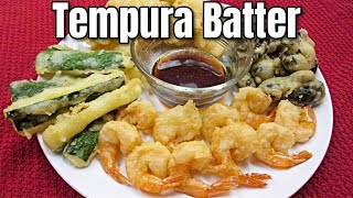 How to make perfect Tempura every time  PoorMansGourmet [upl. by Eelatan]