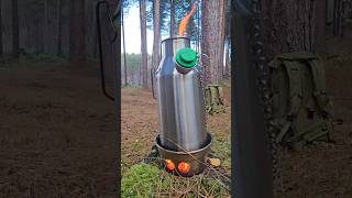 Coffee in the Forest Kelly Kettle Trekker Chill time shorts nature relaxing coffee bushcraft [upl. by Aneek990]