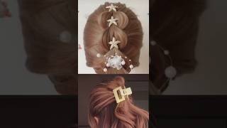 Do you like hairstyles and hair clip❓Answer in Yes or Noshorts viralhairstylehairclip [upl. by Ahsinirt]