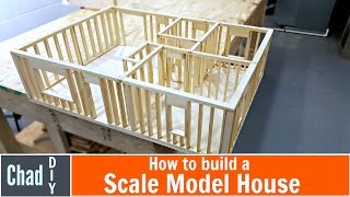 DIY Scale Model House Build [upl. by Aicatsana]