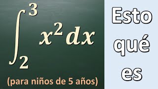 Qué es una integral Explicación desde cero [upl. by Lello]