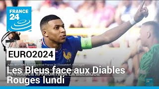 Euro2024  les Bleus affronteront la Belgique en huitièmes de finale • FRANCE 24 [upl. by Wunder615]