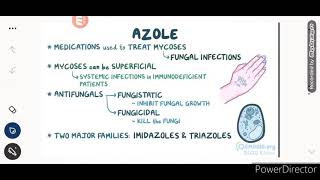 ANTI FUNGAL DRUGS IMIDAZOLES amp TRIAZOLES [upl. by Emixam]