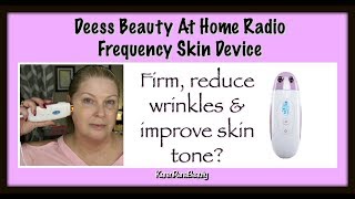 Deess Beauty At Home Radio Frequency Skin Device  Firm reduce wrinkles amp improve skin tone [upl. by Nahor]