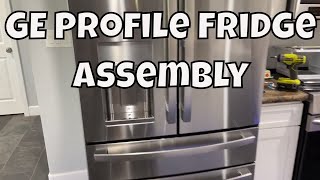 How to assemble a GE Profile fridge [upl. by Helfant]