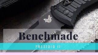 Review  Benchmade Automatic Presidio II Knife [upl. by Sirdi]