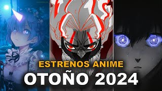 🍁 MEJORES ESTRENOS ANIME  OTOÑO 2024 🍁 [upl. by Madigan]