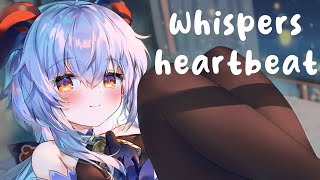 ASMR Sweet Japanese whispers amp heartbeat ❤ [upl. by Enytsuj]